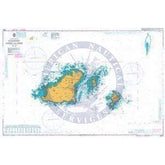British Admiralty Nautical Chart 3654: Guernsey Herm and Sark
